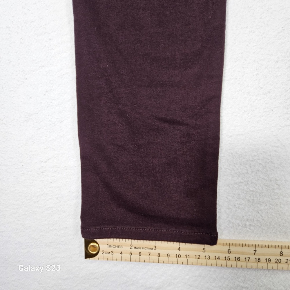 American Eagle NWT Womans Burgundy Jeggings Low Rise Size 12 - Picture 9 of 9